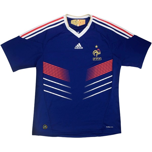 Thailandia Maglia Francia Prima Retro 2010 Blu